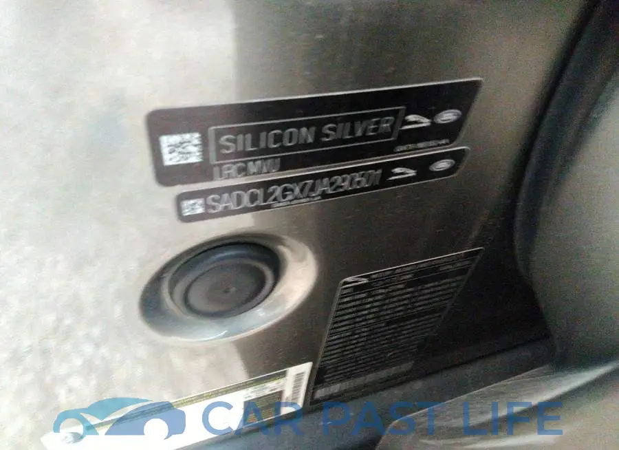 SADCL2GX7JA290501# 9