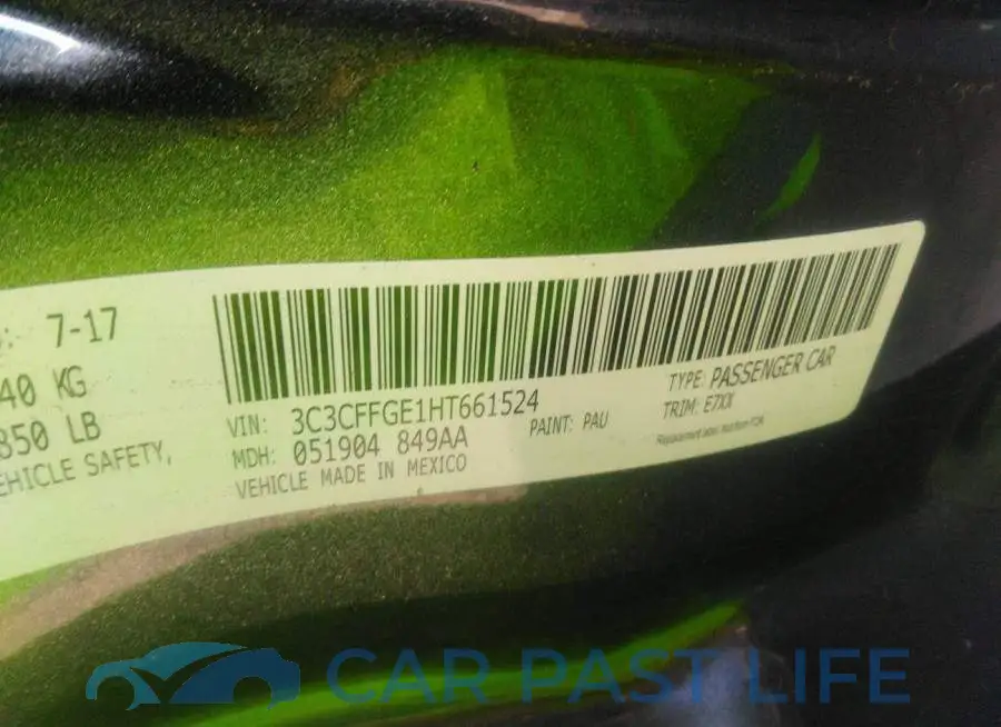 3C3CFFGE1HT661524# 9