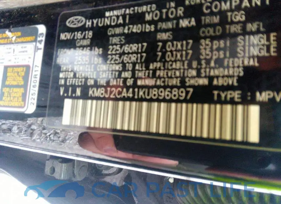 KM8J2CA41KU896897# 9