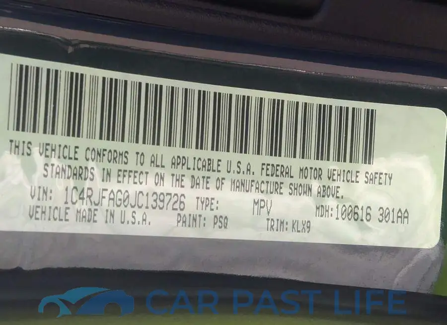 1C4RJFAG0JC139726# 9