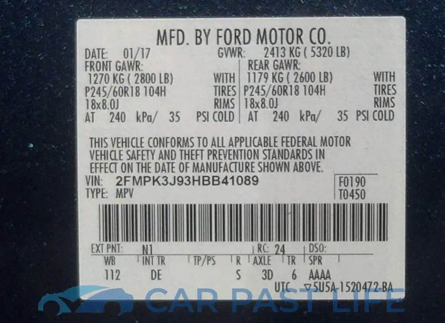 2FMPK3J93HBB41089# 9