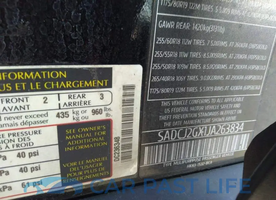 SADCJ2GX1JA263834# 9