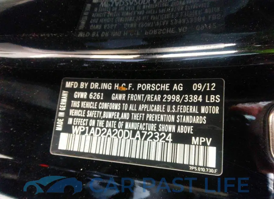 WP1AD2A20DLA72324# 9