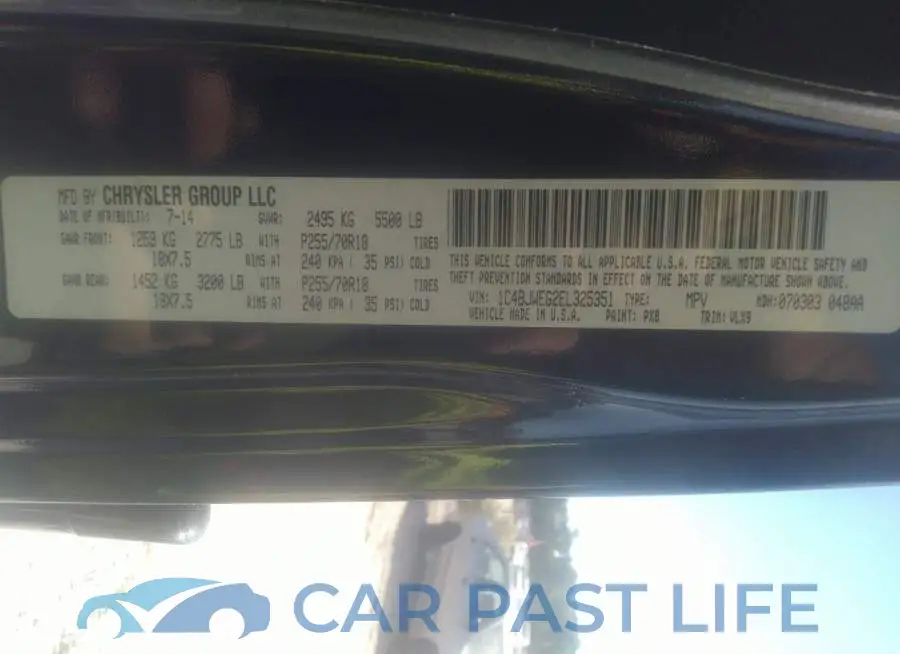 1C4BJWEG2EL325351# 9