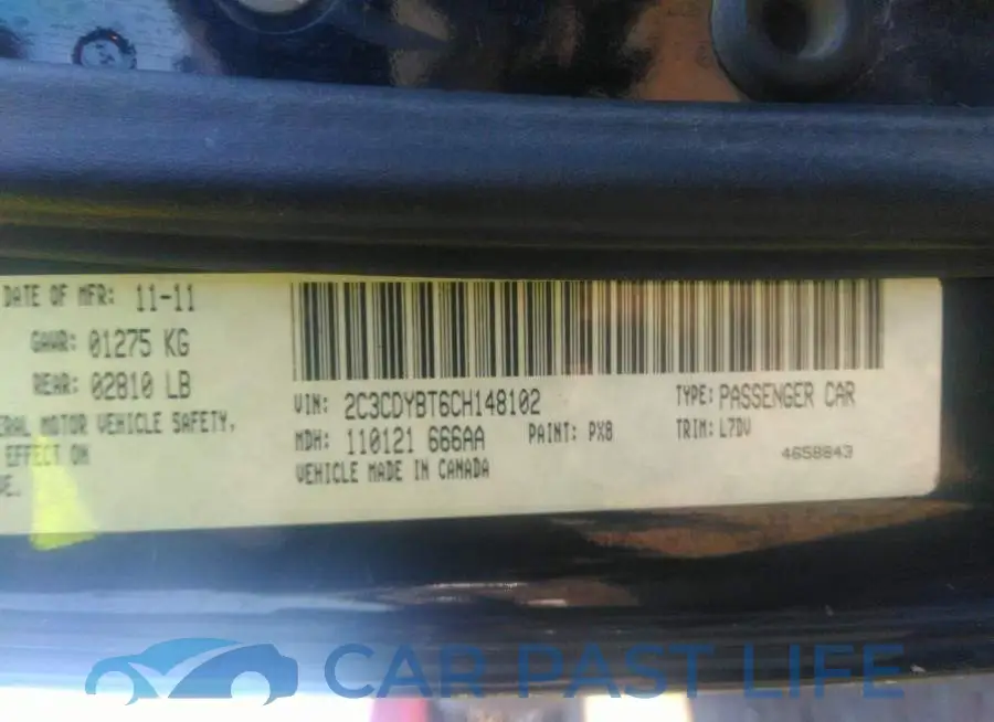 2C3CDYBT6CH148102# 9