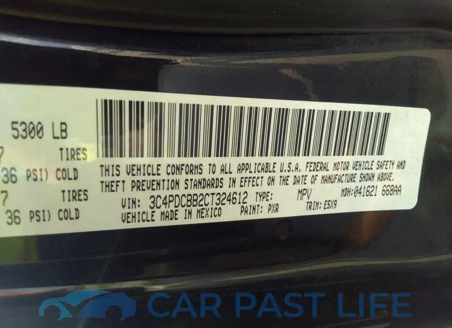 3C4PDCBB2CT324612# 9