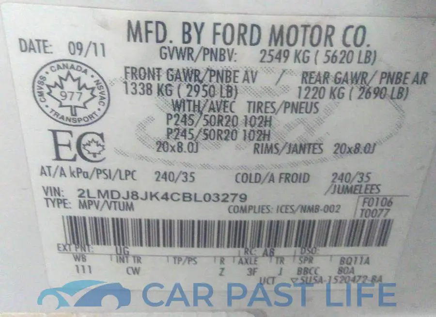 2LMDJ8JK4CBL03279# 9