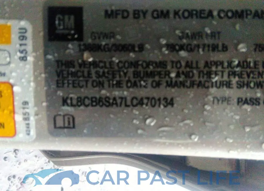KL8CB6SA7LC470134# 9