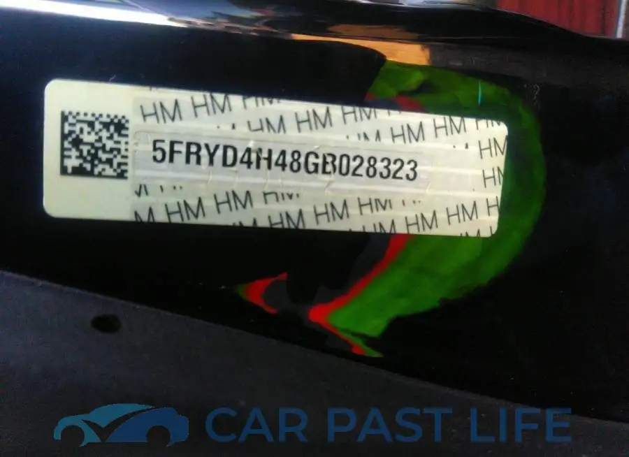 5FRYD4H48GB028323# 9