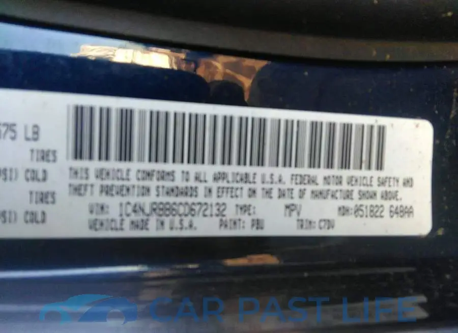 1C4NJRBB6CD672132# 9