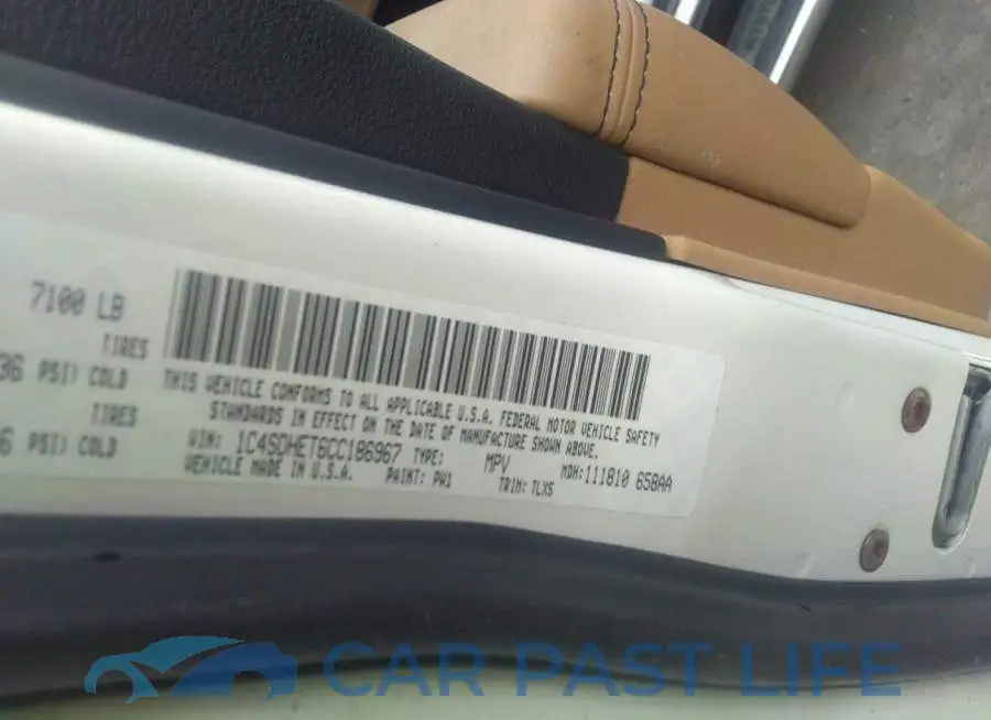 1C4SDHET6CC186967# 9