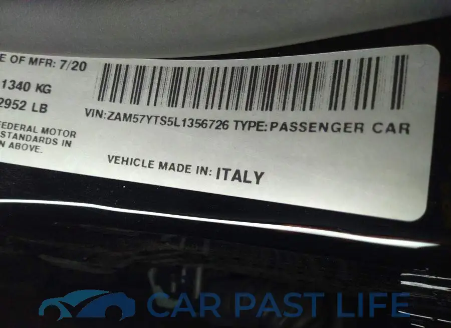 ZAM57YTS5L1356726# 9