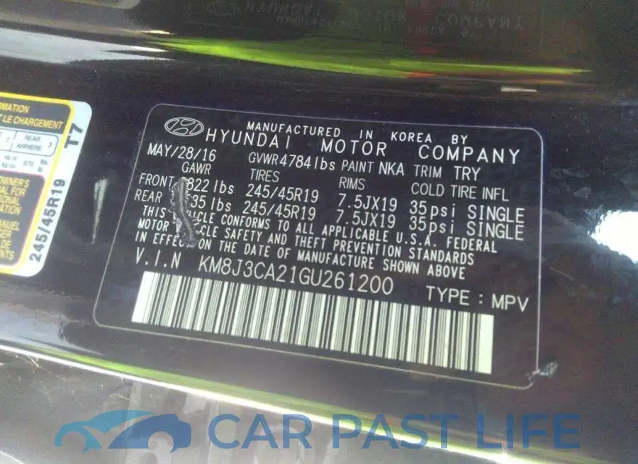 KM8J3CA21GU261200# 9