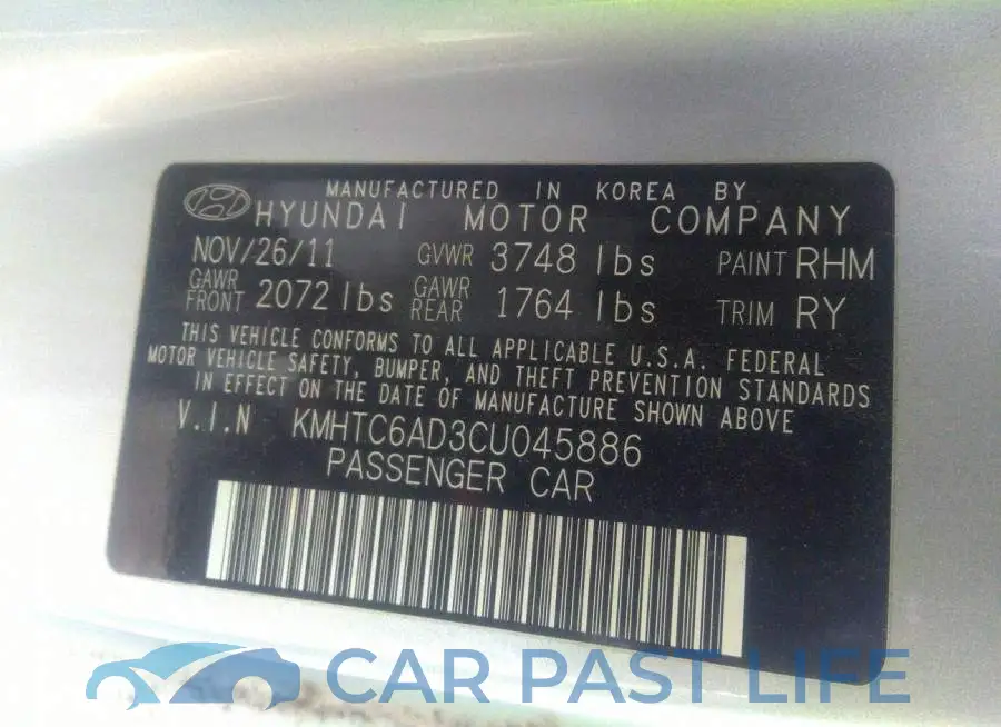 KMHTC6AD3CU045886# 9