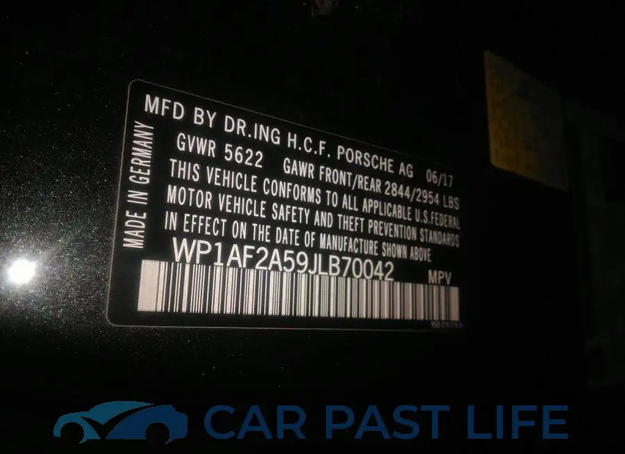 WP1AF2A59JLB70042# 9