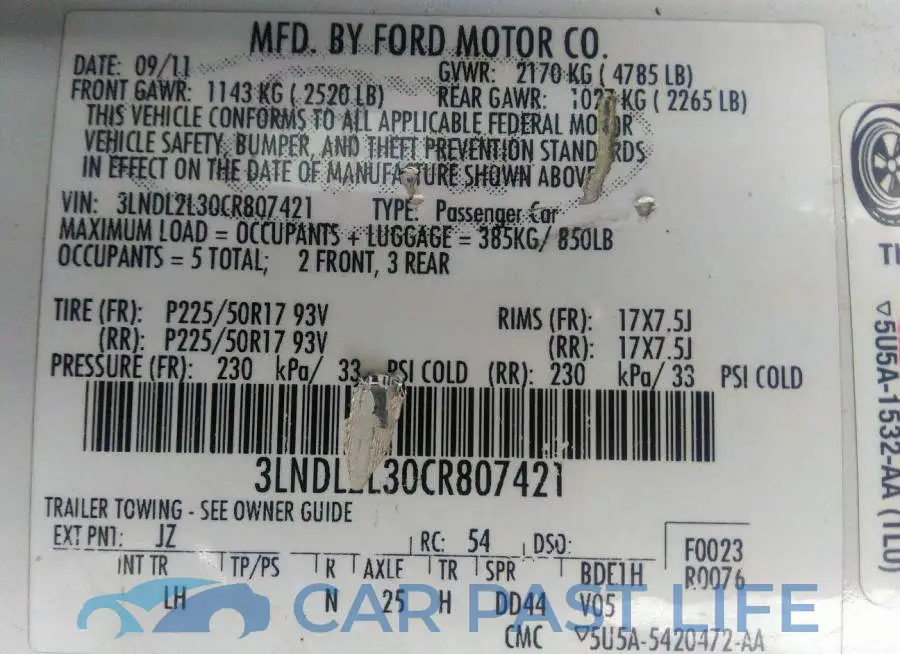 3LNDL2L30CR807421# 9