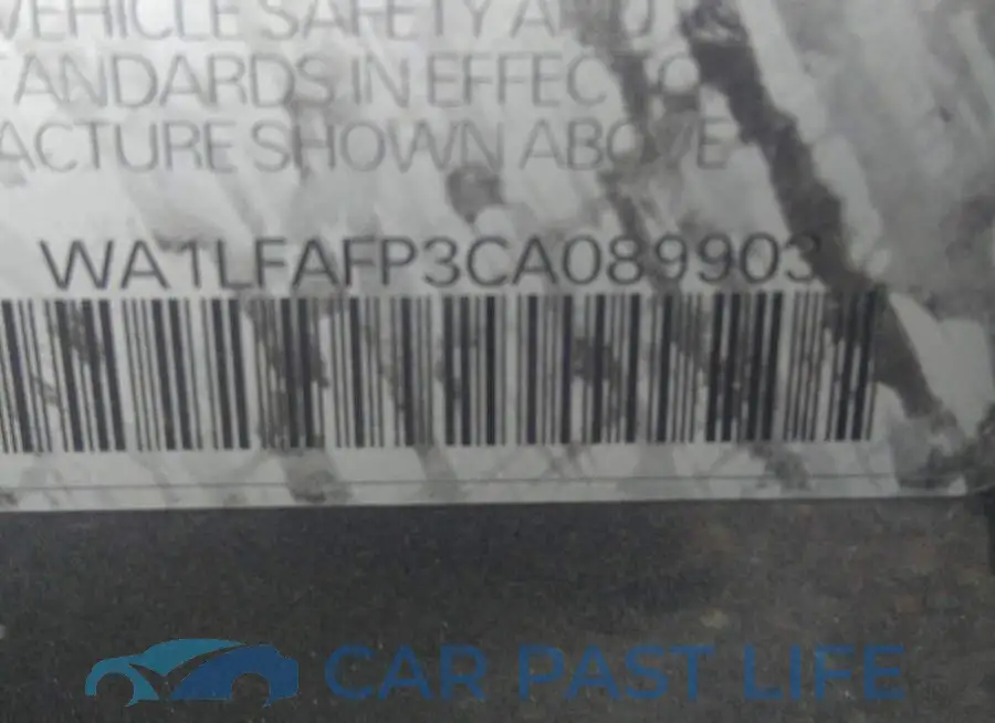 WA1LFAFP3CA089903# 9