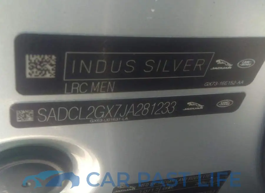 SADCL2GX7JA281233# 9