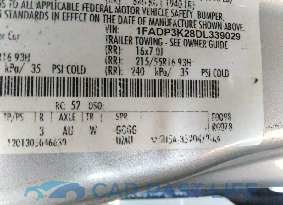 1FADP3K28DL339029# 9