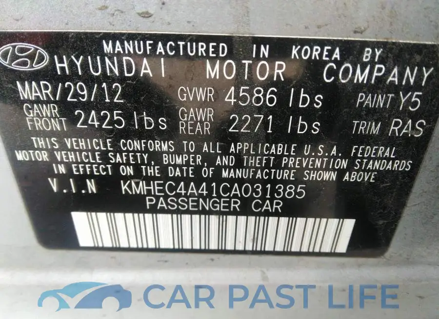 KMHEC4A41CA031385# 9