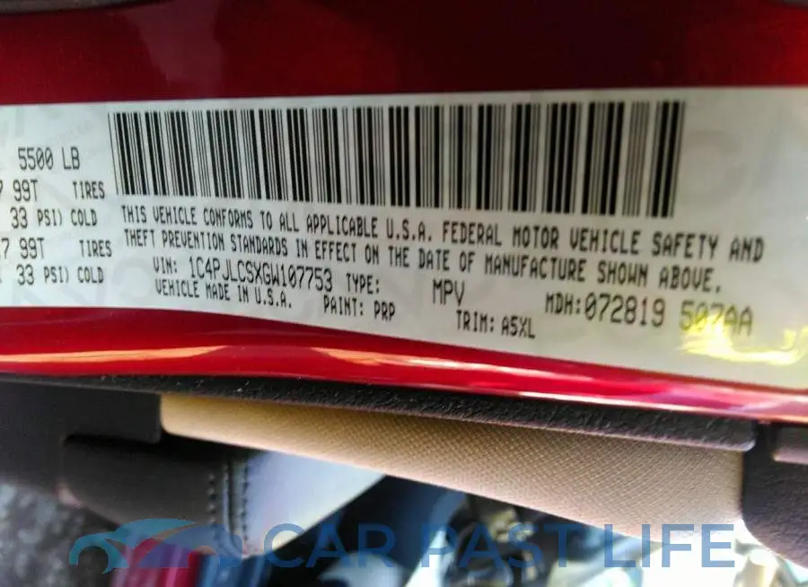 1C4PJLCSXGW107753# 9