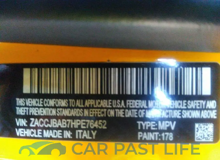 ZACCJBAB7HPE76452# 9
