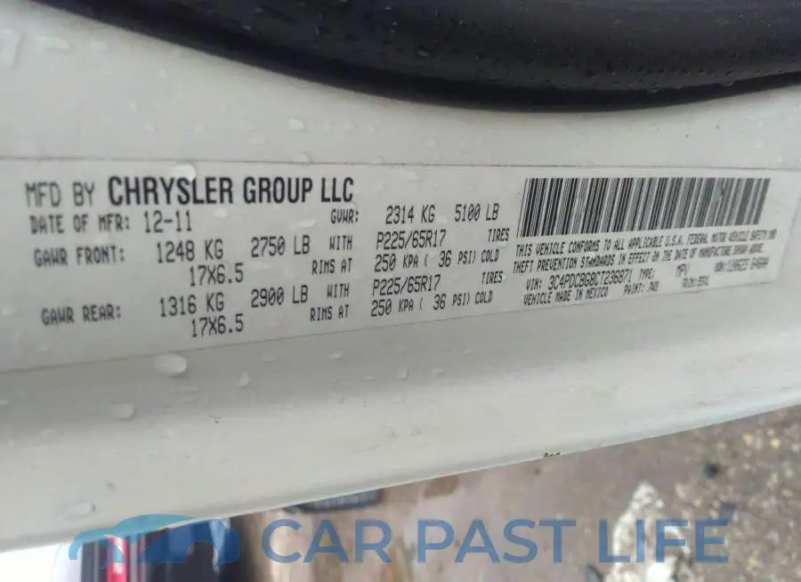 3C4PDCBG8CT236871# 9