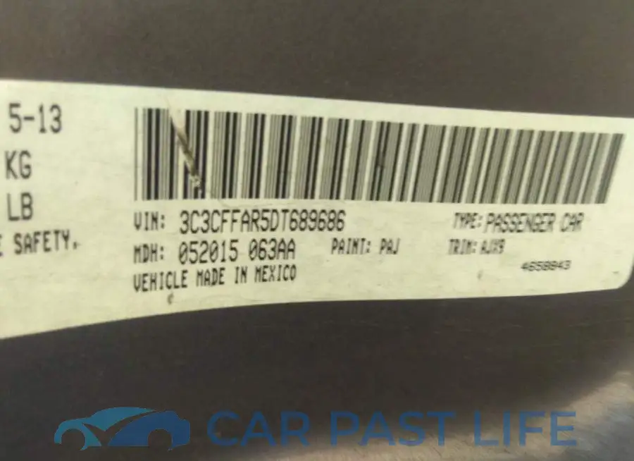 3C3CFFAR5DT689686# 9