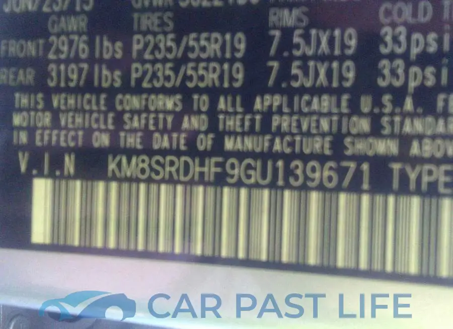KM8SRDHF9GU139671# 9