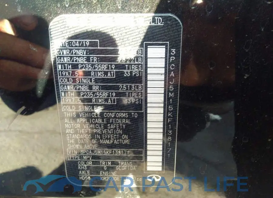 3PCAJ5M15KF138171# 9