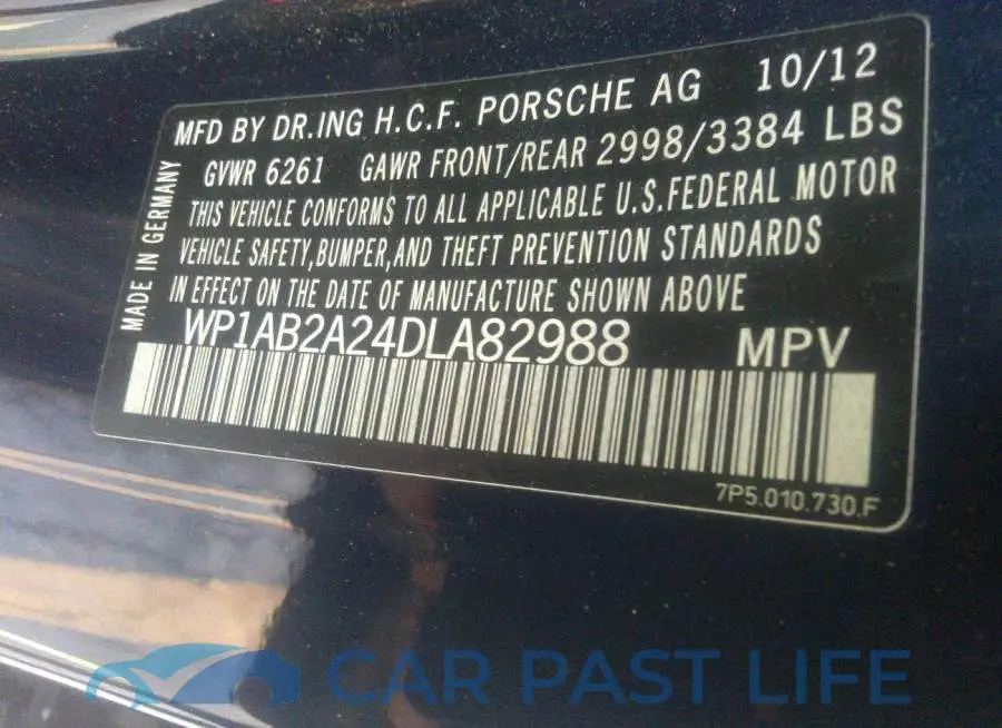 WP1AB2A24DLA82988# 9