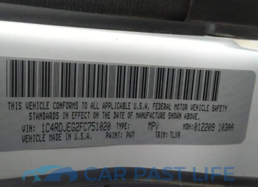 1C4RDJEG2FC751020# 9