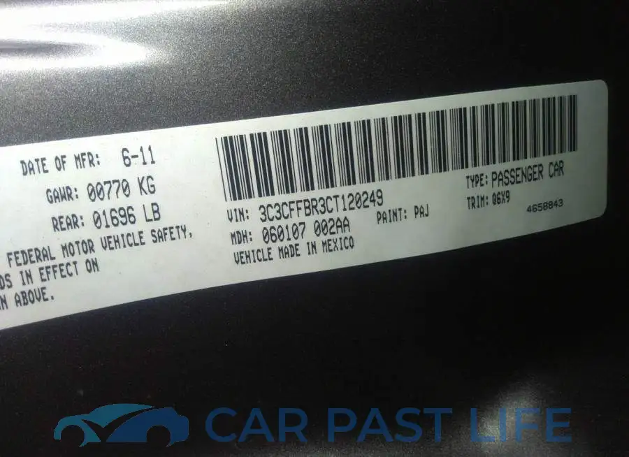 3C3CFFBR3CT120249# 9