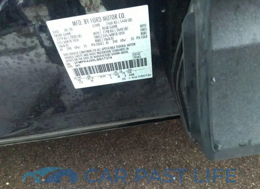 2FMPK4J95LBB17374# 9