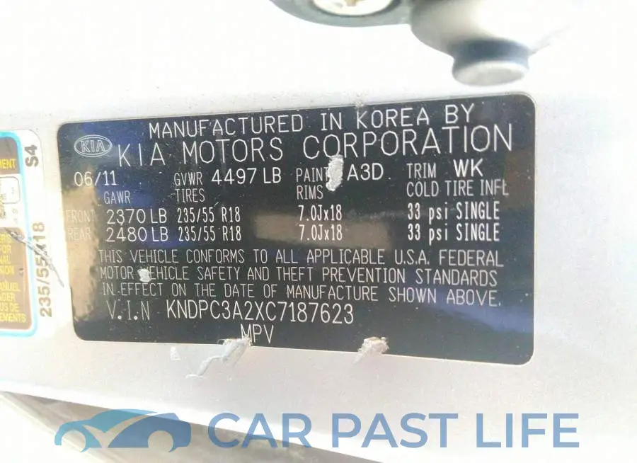KNDPC3A2XC7187623# 9