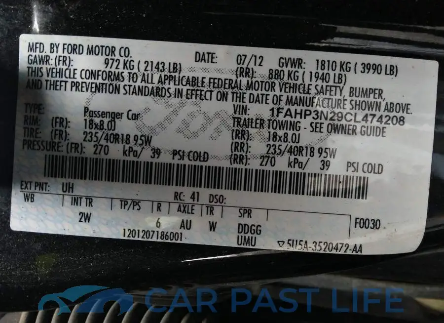 1FAHP3N29CL474208# 9