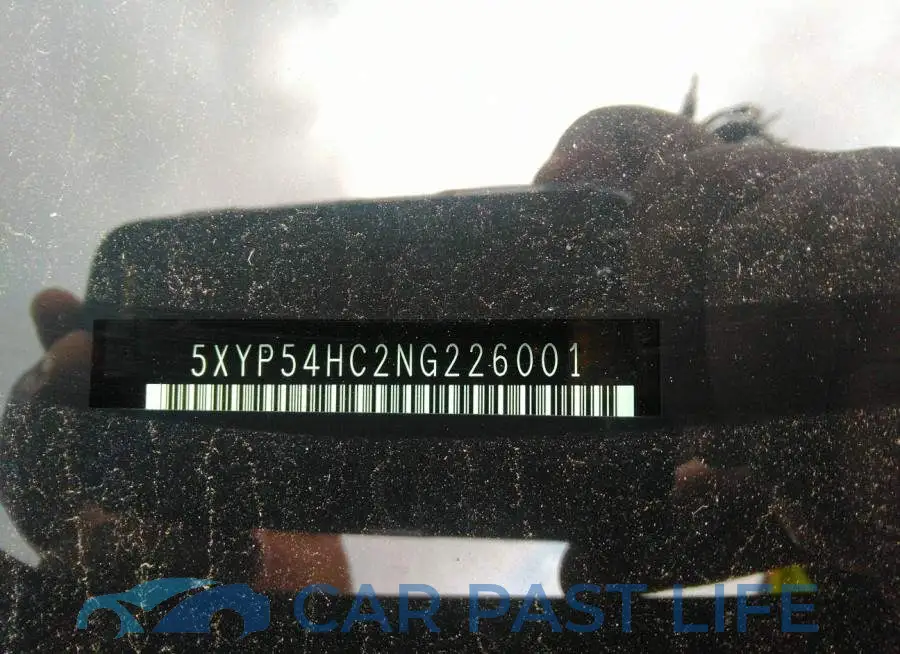 5XYP54HC2NG226001# 9