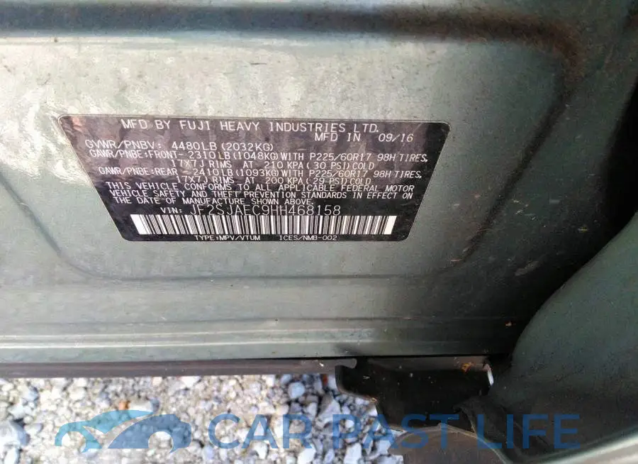 JF2SJAEC9HH468158# 9