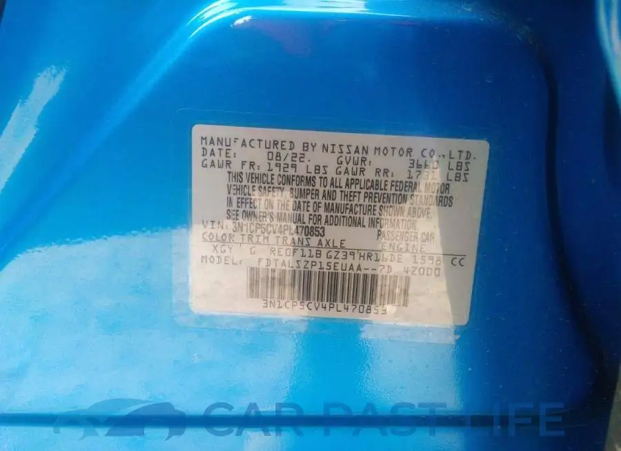 3N1CP5CV4PL470853# 9