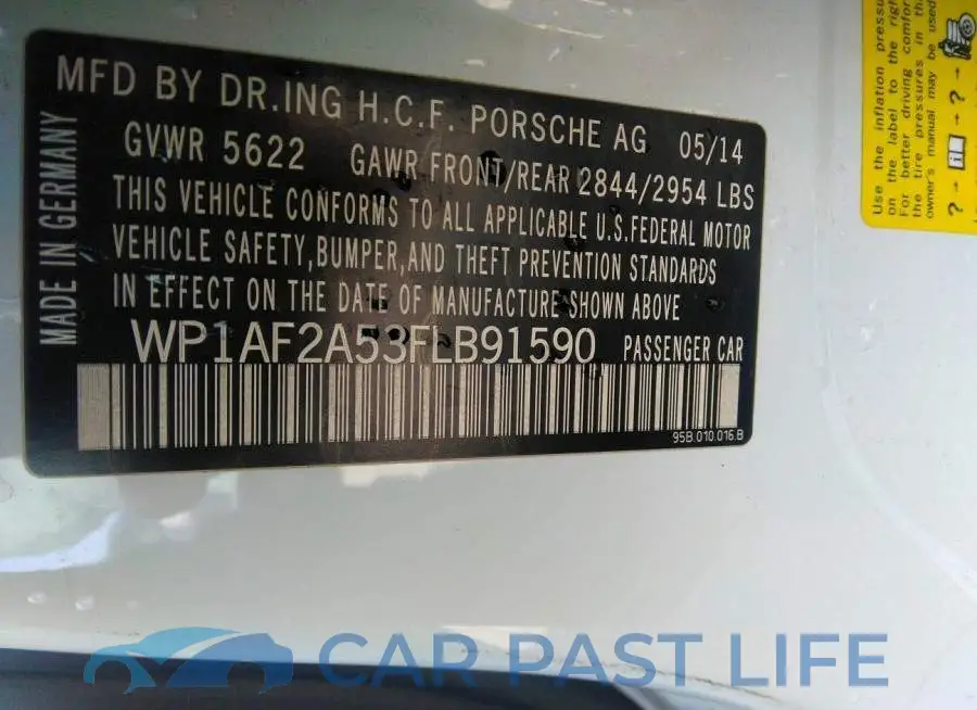 WP1AF2A53FLB91590# 9