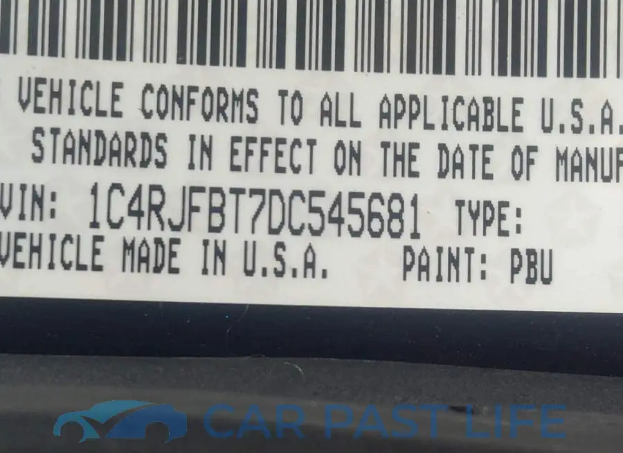 1C4RJFBT7DC545681# 9