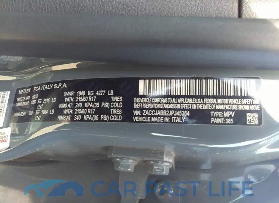 ZACCJABB2JPJ45354# 9