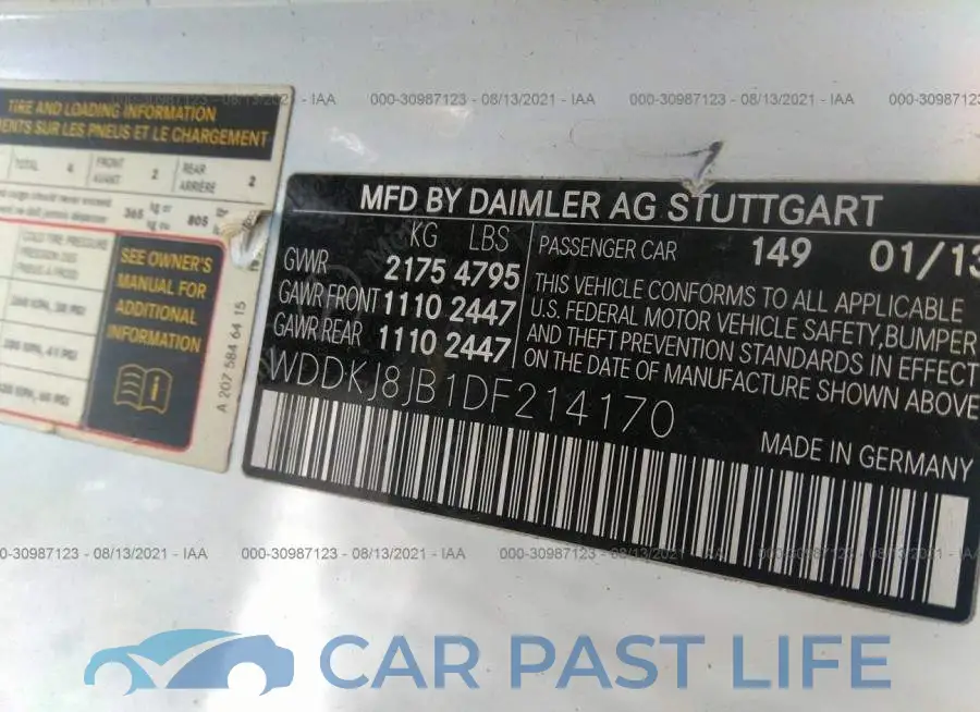 WDDKJ8JB1DF214170# 9