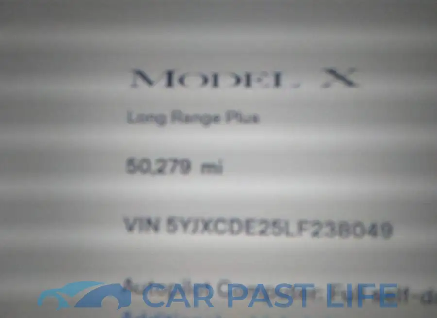 5YJXCDE25LF238049# 7