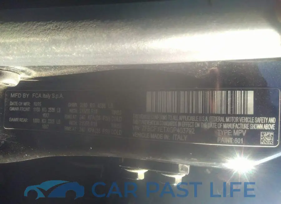 ZFBCFYETXGP403792# 9