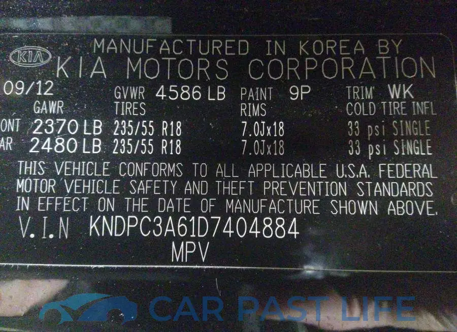 KNDPC3A61D7404884# 9