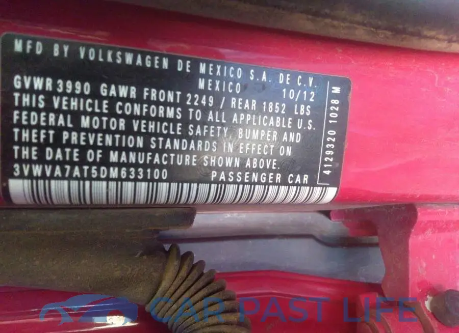 3VWVA7AT5DM633100# 9