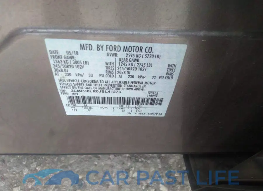 2LMPJ8LR0JBL41273# 9