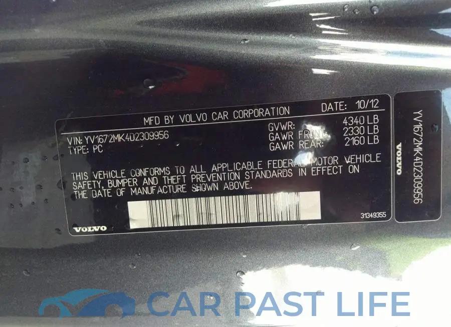 YV1672MK4D2309956# 9