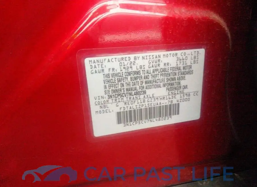 3N1CP5CV7NL480239# 9